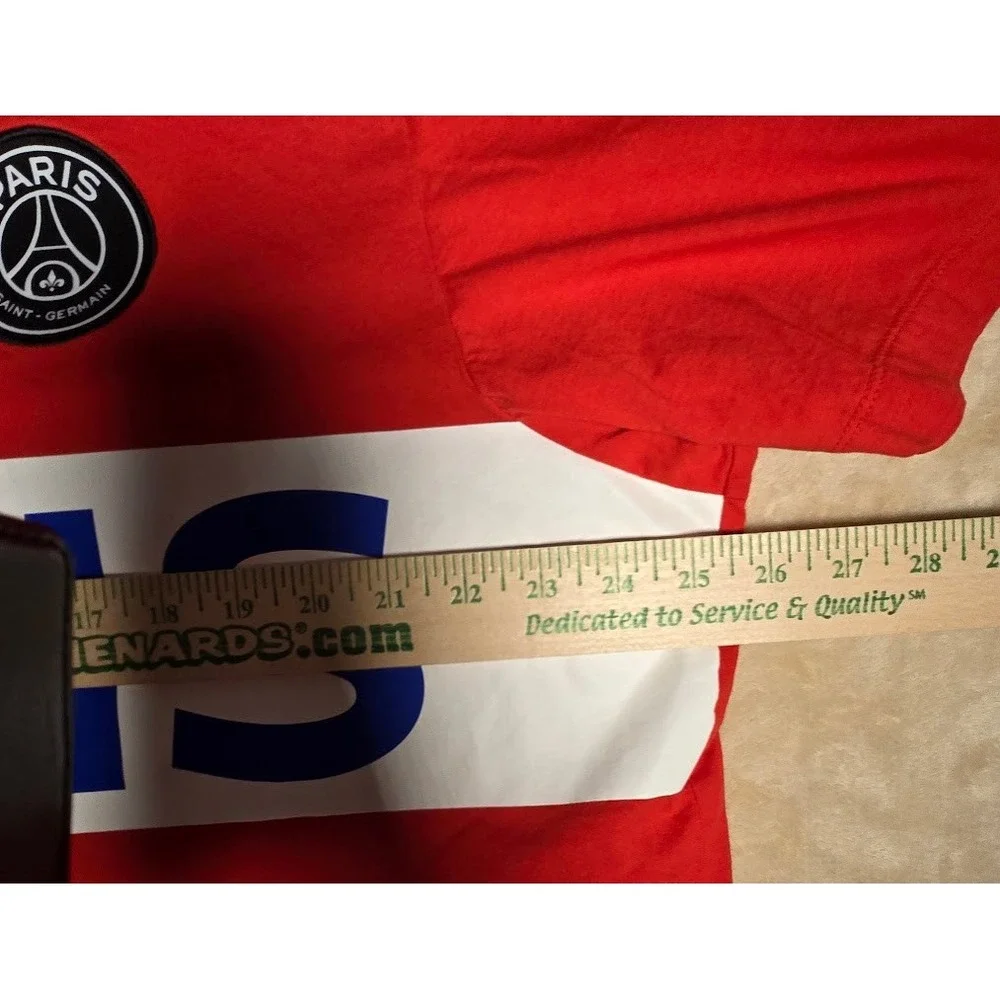 Jordan x PSG Paris Saint-Germain T-Shirt Red Men XXL Jumpman Soccer  1061